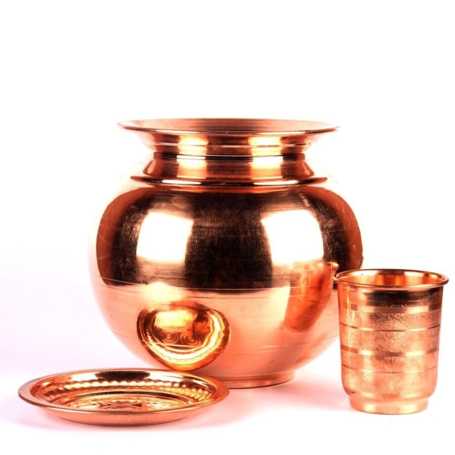 Copper-combo-pot with Glass