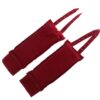 Brass Ghungroo Ankle Bells with Maroon Velvet Pad