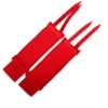Brass Ghungroo Ankle Bells with Red Velvet Pad